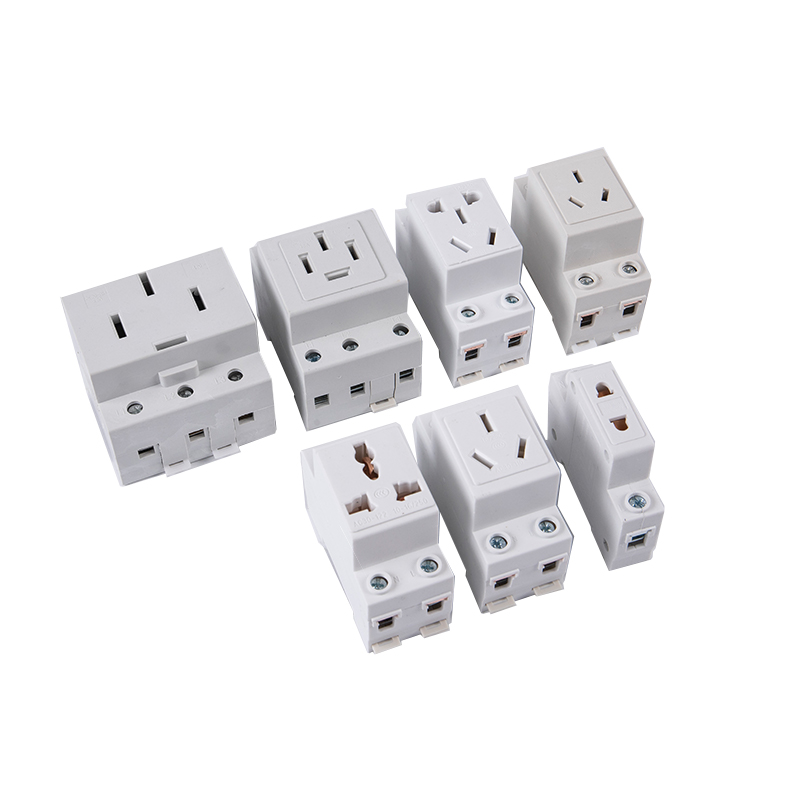 AC30 EU And AU Type 35mm DIN Rail Mount AC Power 10A 16A 25A 250V 440V 2/3/4/5 Pin Plug Modular Socket Demoo. 
