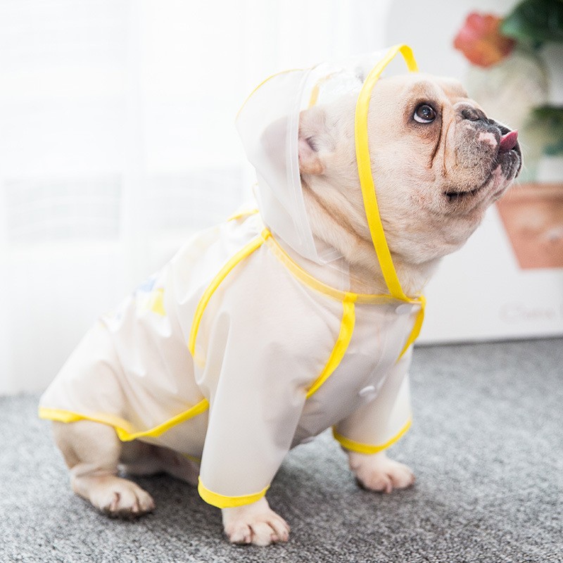 Dou Two Legged Waterproof Clothes Bulldog Pet Octopus Pago Fa Niu Small and Medium Dog Raincoat. 