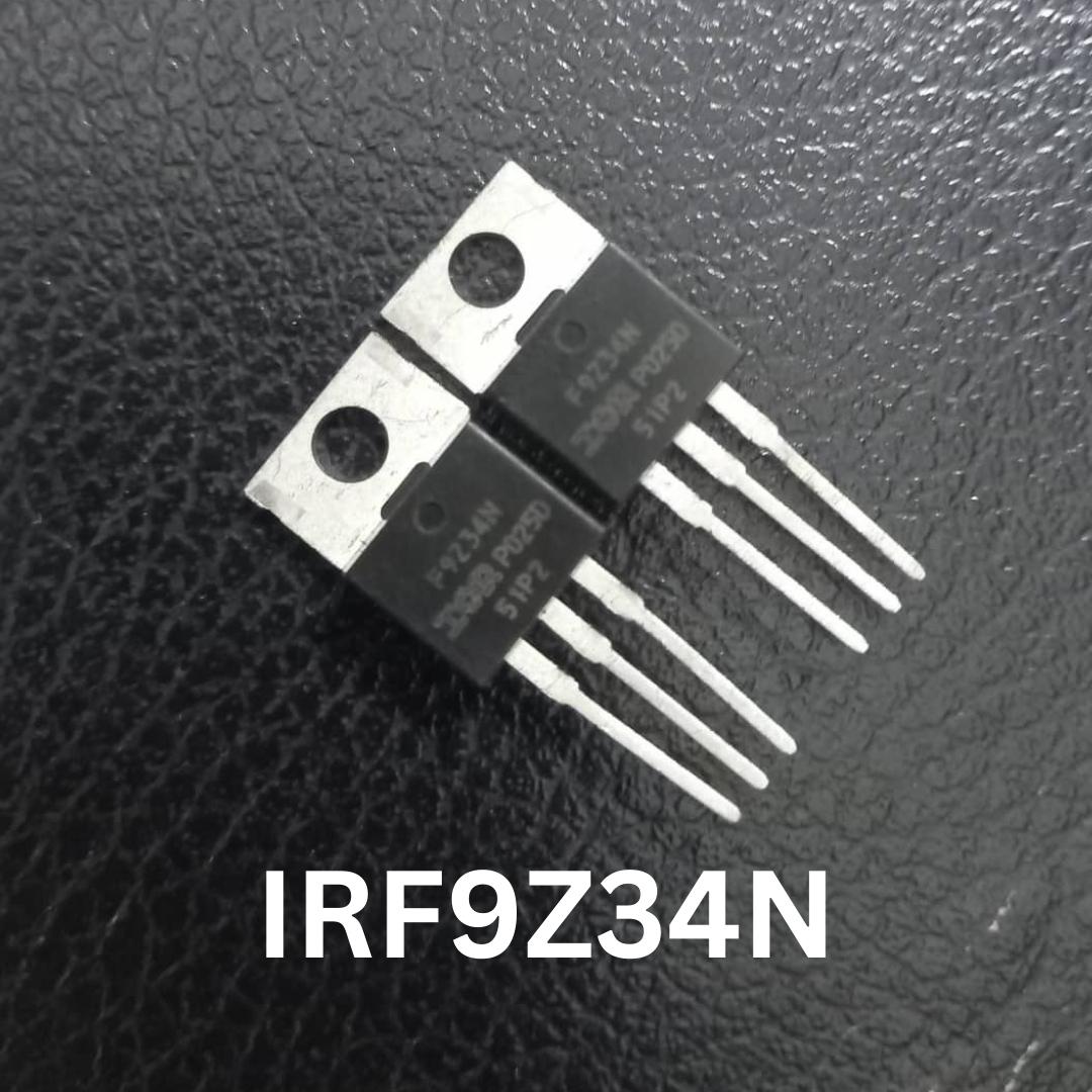 IRF9Z34NPBF IRF9Z34N IRF9Z34 55V 19A 56W TO-220 MOS FET Transistor P-Channel Power MOSFET 3 Pin Leads. 