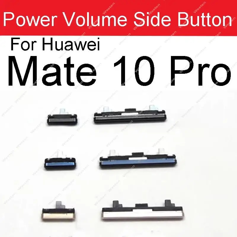 Side Power Volume Buttons Key For Huawei Mate 10 Lite 10 Pro Power On Off Volume Up Down Switch Buttons Phone Replacement Parts. 