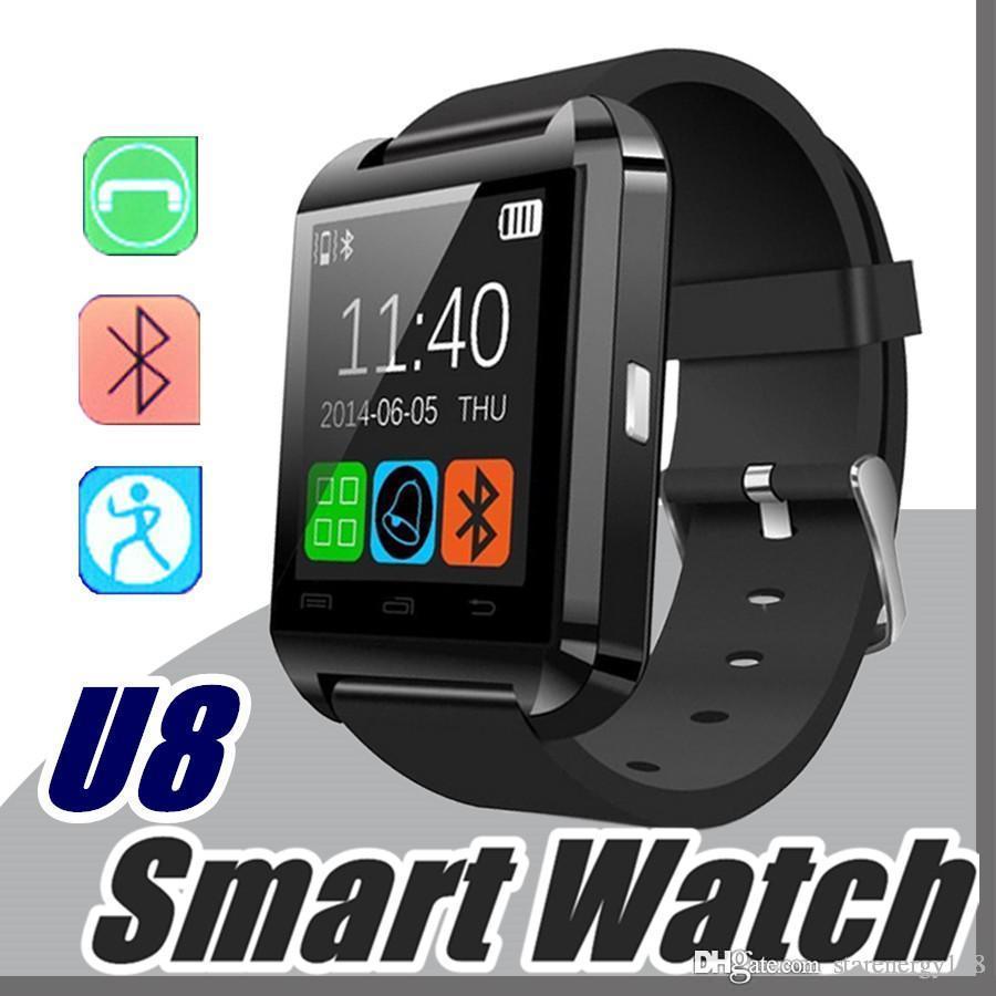smart watch u8 black