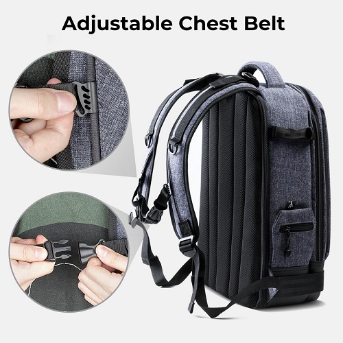 K&F Concept KF13.044 Multifunctional Waterproof Lightweight Camera Backpack with 15.6" Laptop Chamber. 