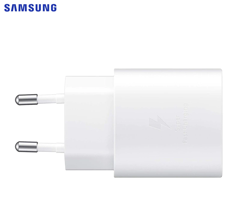 SAMSUNG Premium Quality 25 Watts  Super Fast Charger EP-TA800 with USB Super Fast Supported TYPE C Cable For Samsung GALAXY Note 10 S10 Plus NOTE10 PLUS S10 S10Plus 5G A70 A80 A90 Galaxy S20 Ultra S20 S8 S9. 