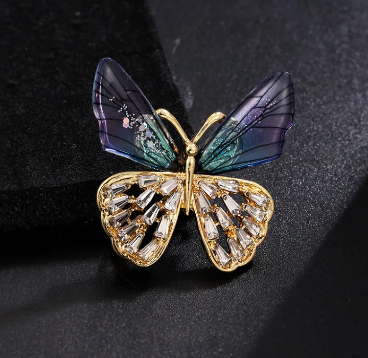butterfly hijab pin