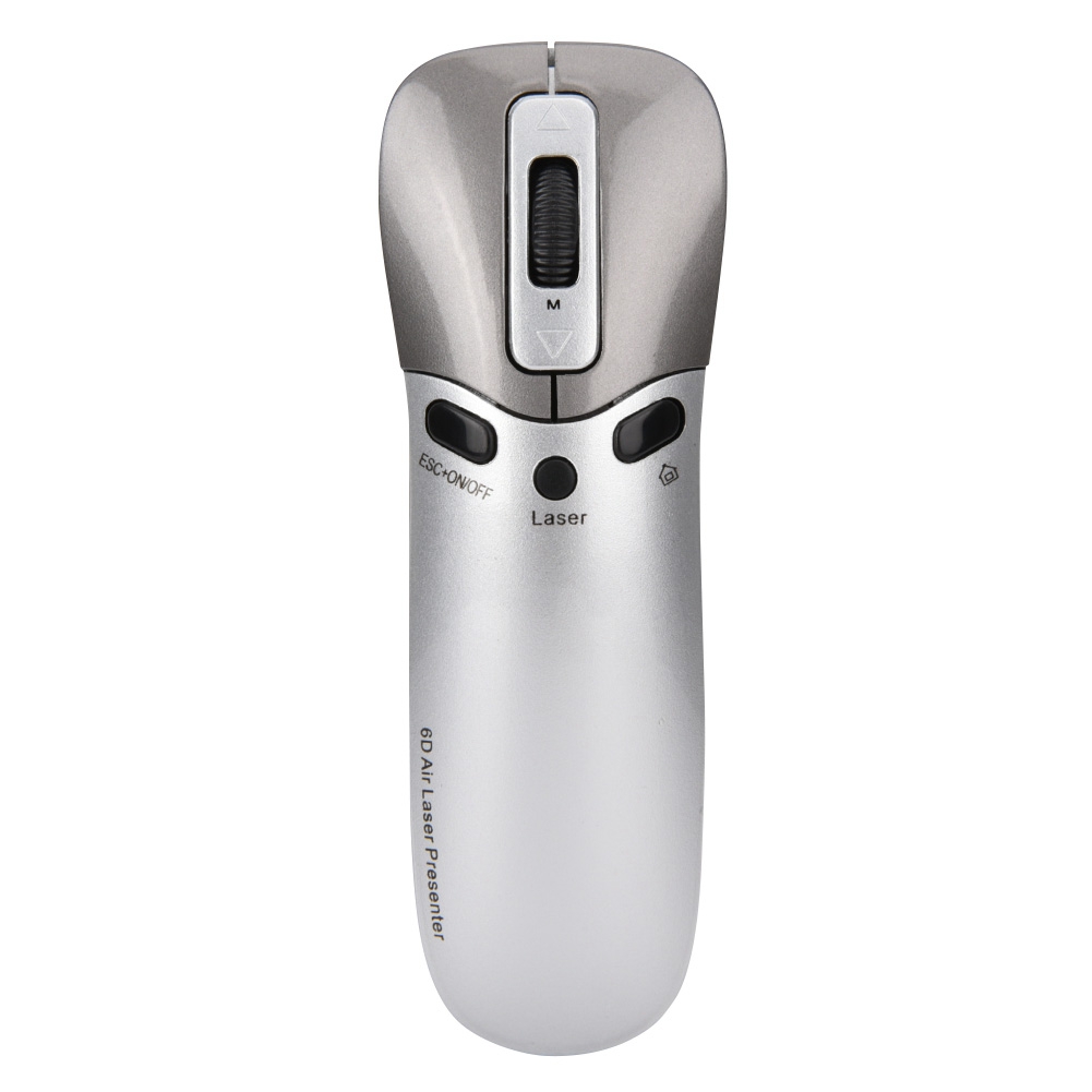 PR-05 2.4G Wireless Air Mouse Laser Pointer Presenter for Teaching Conference with Receiver. 