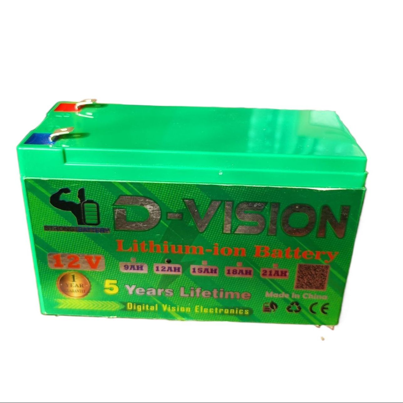 12 Volt 12ah battery D Vision Lithium-ion cell BMS Protection with 1 Years Grunte. 