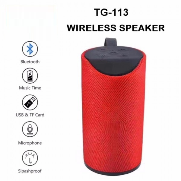 MGM TG 113 Bluetooth Speaker Portable Wireless Speaker with Mic. 