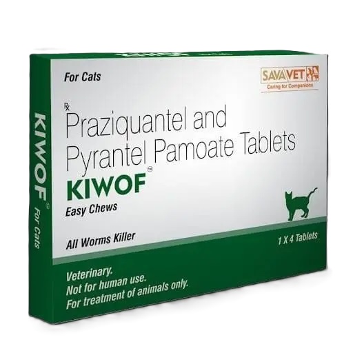 1 Kiwof Deworming Tablet for Cat