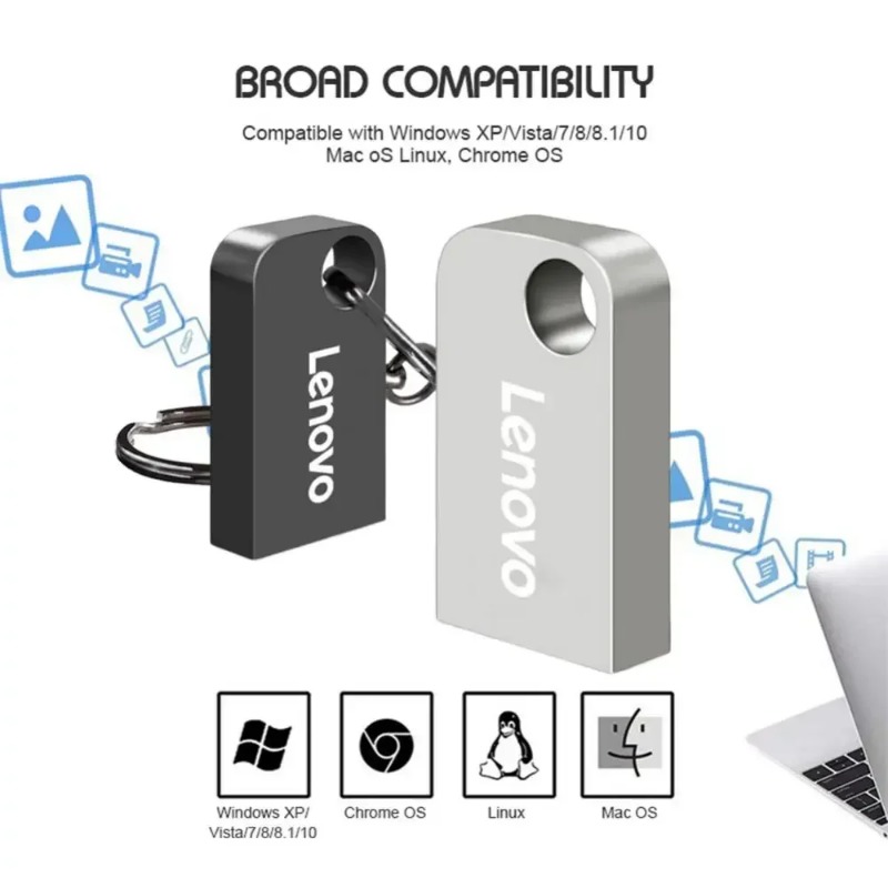 【100%Original+FREE Shipping+Ready Stock+COD】Lenovo 2TB USB Flash Drive 1TB 512GB Memory 256GB 128GB U Stick USB 3.0 High Speed Flash Memory Card Pen Drive For Laptop/PC. 