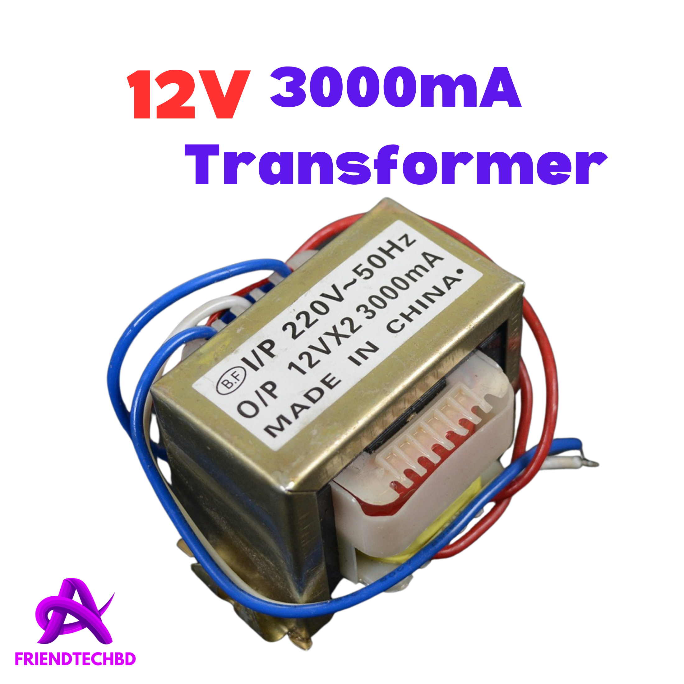 12v 3000 mA Transformer Input AC 220V 50Hz Output DC 12 Volt 3A Step Down Transformers For Power Supplies