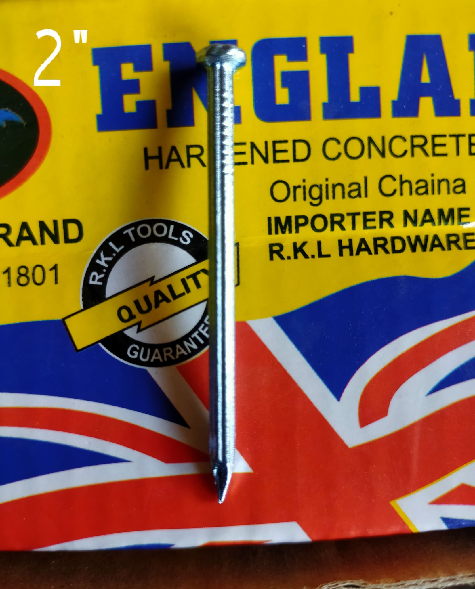 Wall Steel Concrete Nails 2" - 250gm