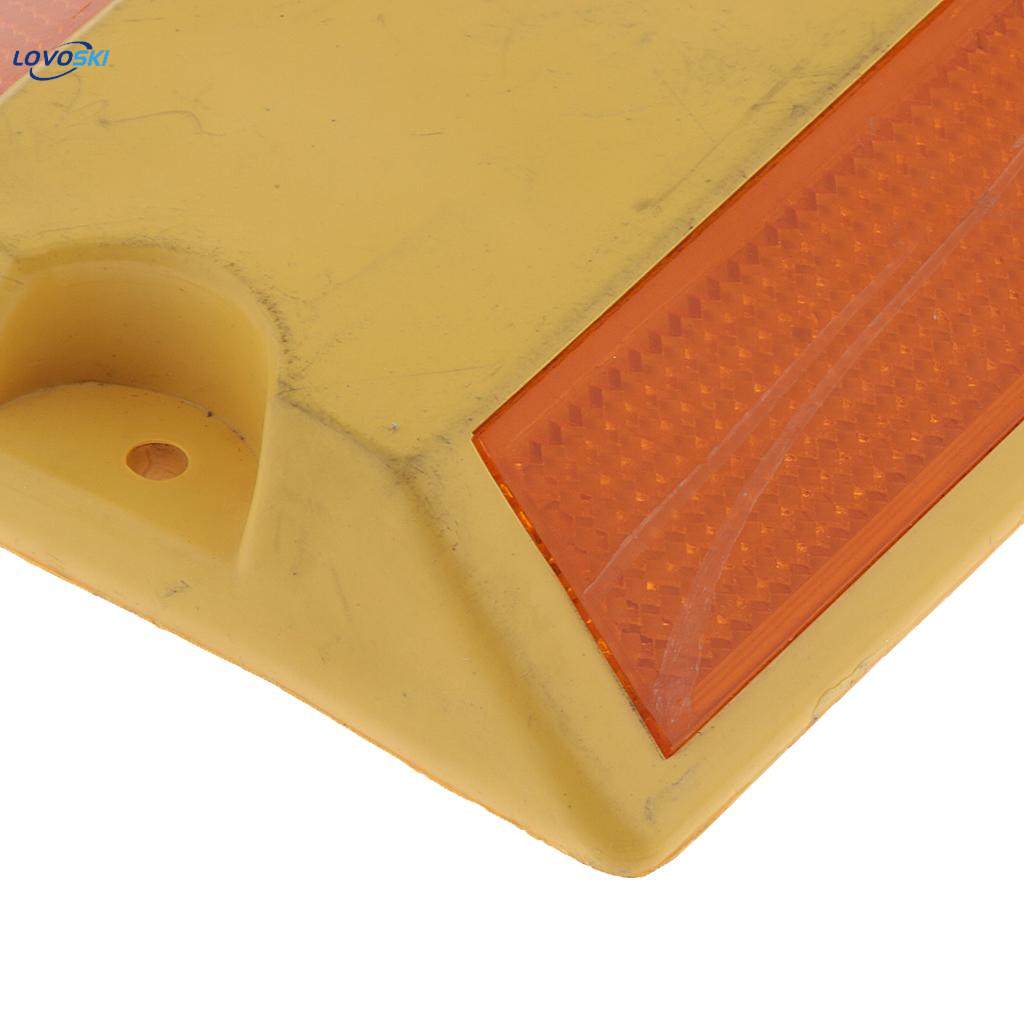 Reflective Road Highway Pavement Marker, Yellow. 