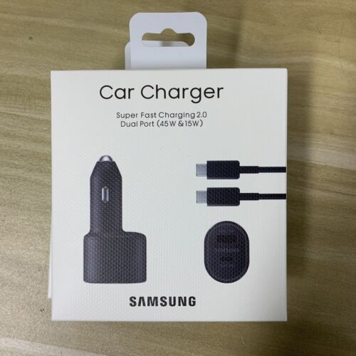 For Samsung Galaxy S22 Ultra S21 Ultra 45W USB C PD and 15W USB Port Samsung 60W Dual USB Car Charger 45W+15W QC4.0 3.0 Fast Charging PD Adapter For Galaxy S22 S20 S21 Ultra Note 20 Z Fold 2 3 5G. 
