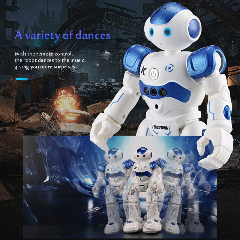 LEORY RC Robot Intelligent Programming Remote Control Robotica Toy Biped Humanoid Robot For Children Kids Birthday Gift Present. 