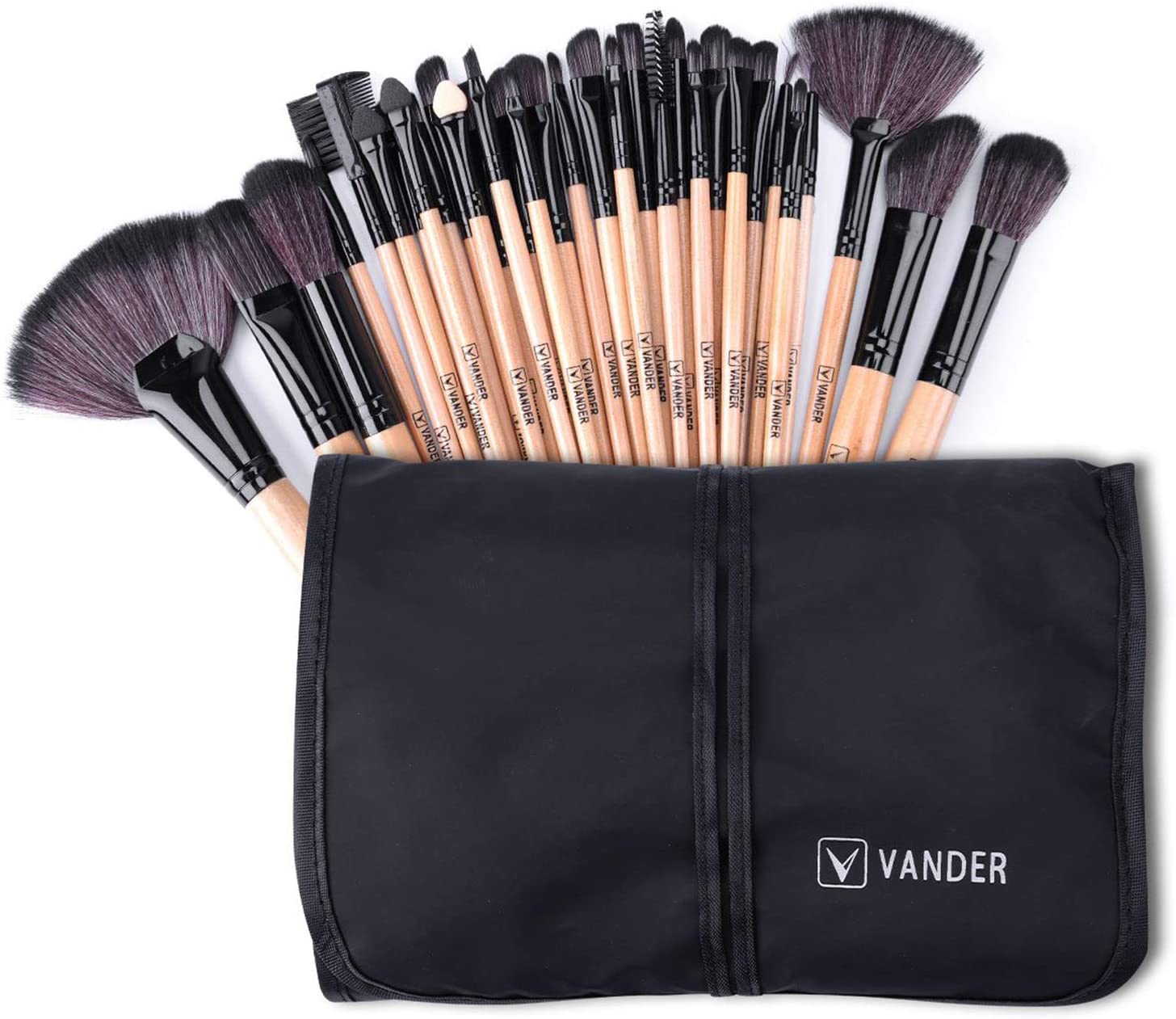 VANDER LIFE Makeup Brushes Set 32 Pcs Professional Foundation Powder Contour Eyeshadow Blending Make up Brush Multiple Colour. 