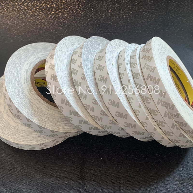 50/10Meter/Roll Double Sided Tape Adhesive 3M 9080 LED Light Strip Tape Ultra-Thin Strong Sticky Width:5/8/10/12/15/20/25/30mm. 