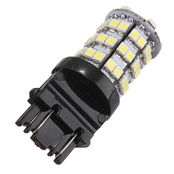 5PCS Xenon White Furniture 3157 60-SMD LED Tail Brake Stop Light bulbs - gold. 