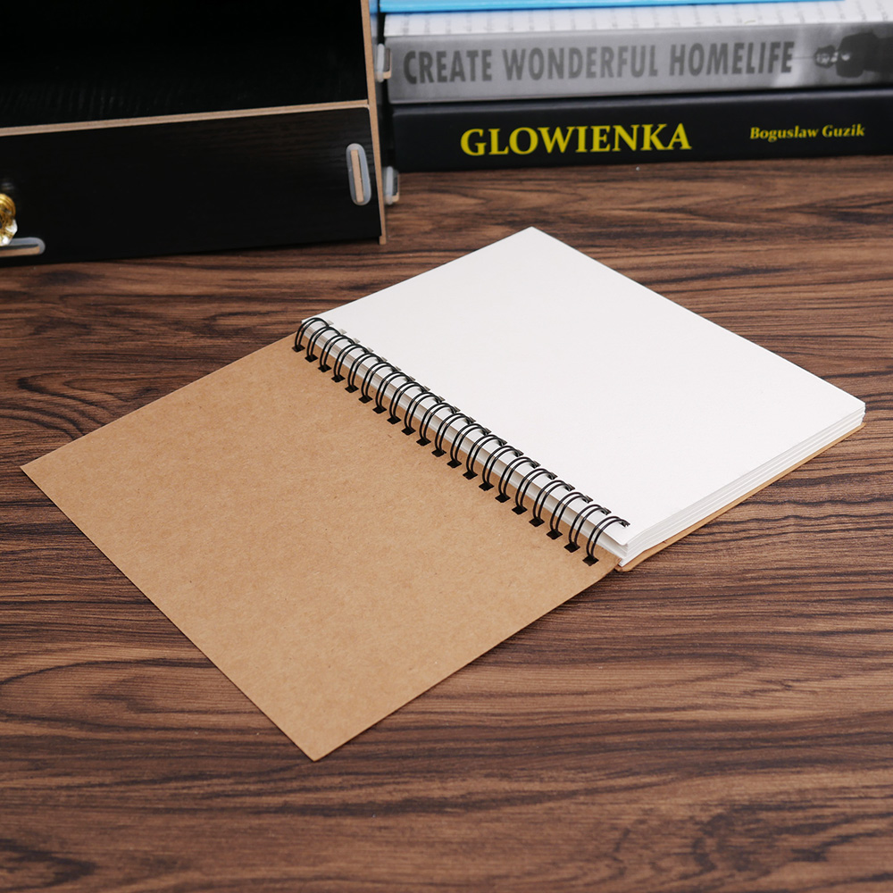 PaperTree White Paper Note Book Spiral Binding 170 page. 