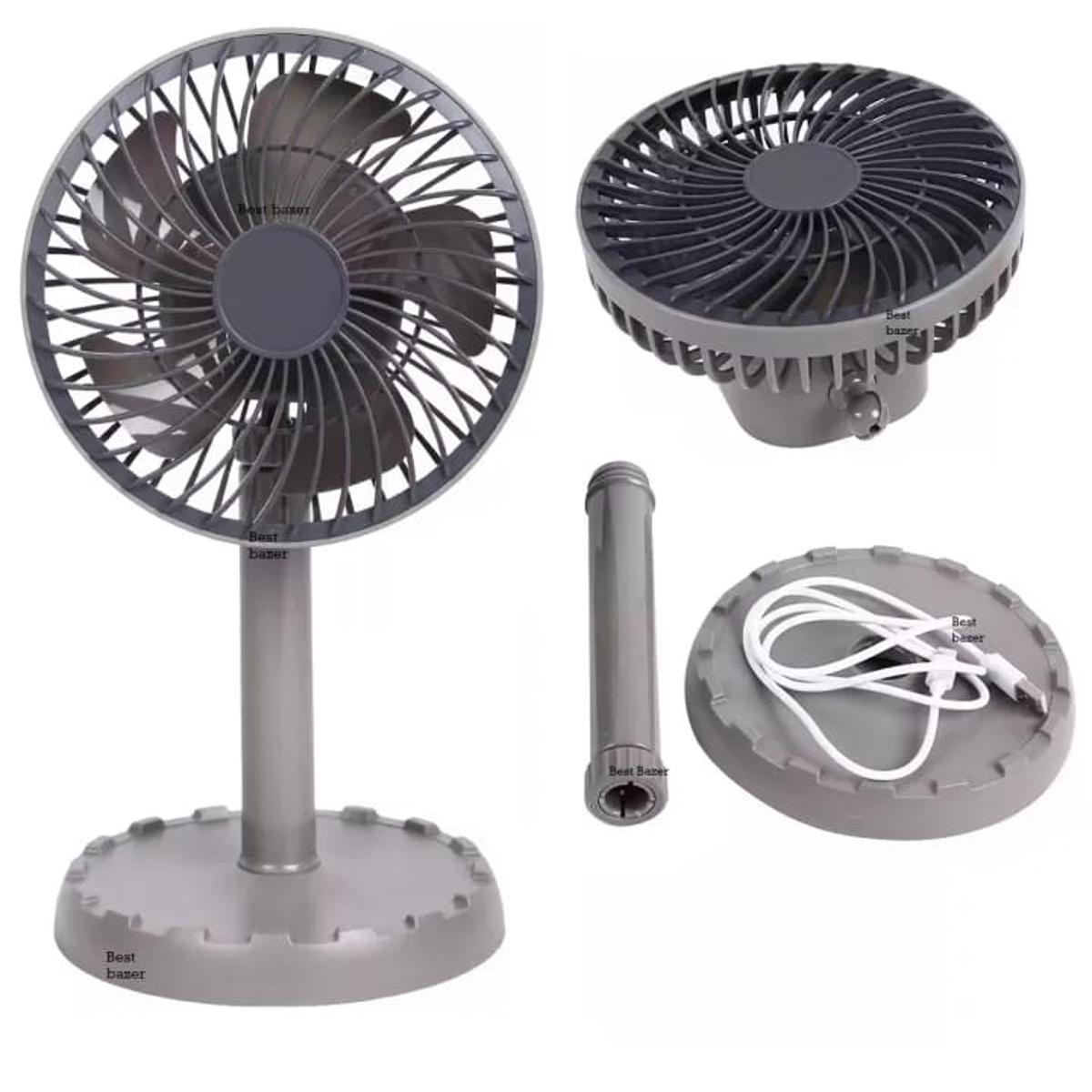 Joy Super JY2218 Professional Rechargeable Portable Mini Table Fan