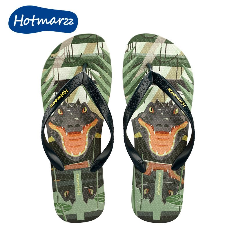hotmarzz men's new flip-flop slippers new slippers summer seaside. 