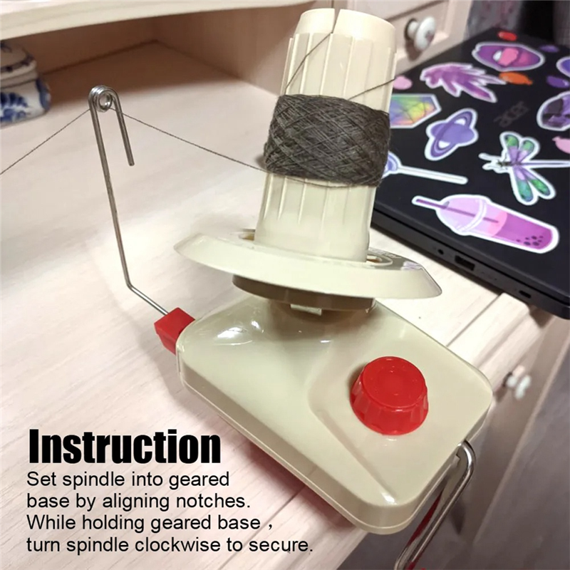 Winding Machine Knitting Machine Handheld Yarn Winder Fiber String Line Ball Winding Manual Wool Winder Durable. 
