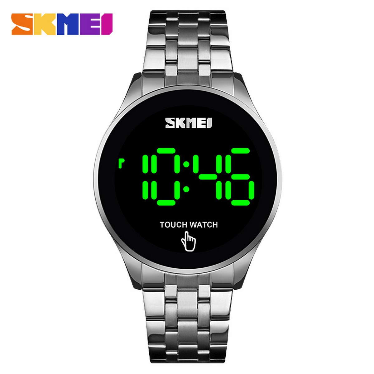 (New) kmei men watch Port digital Fahion touch EAD tainle Teel waterproof caual men and women watch 1579