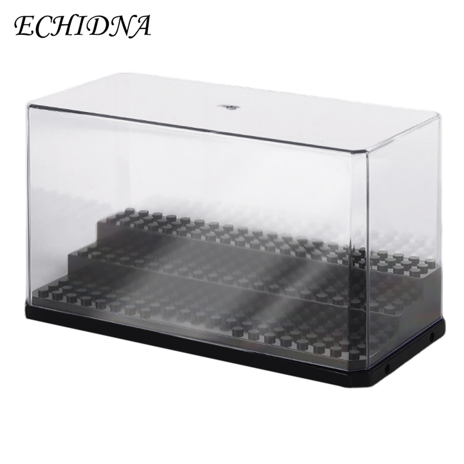 Stackable Display Box for Action Figures Stackable Dust-proof Display Case for Collectible Minifigures Transparent Plastic Storage Box for Building Block Action Figures Ideal for Southeast Asian