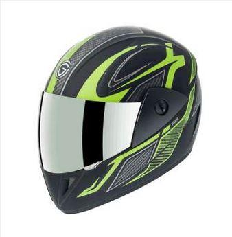 GLIDERS D4 Fullf Face Black-Red Helmet. 