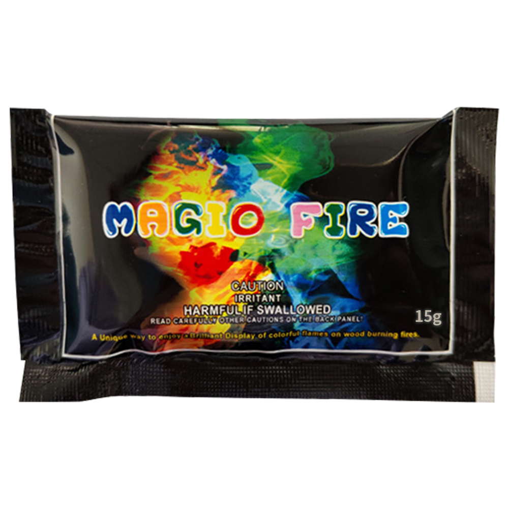 Party Flames Fire Color Changing Packets Atmosphere Glowing Props Flame Color Changing Powder Campfire Fireplace Party Supplies