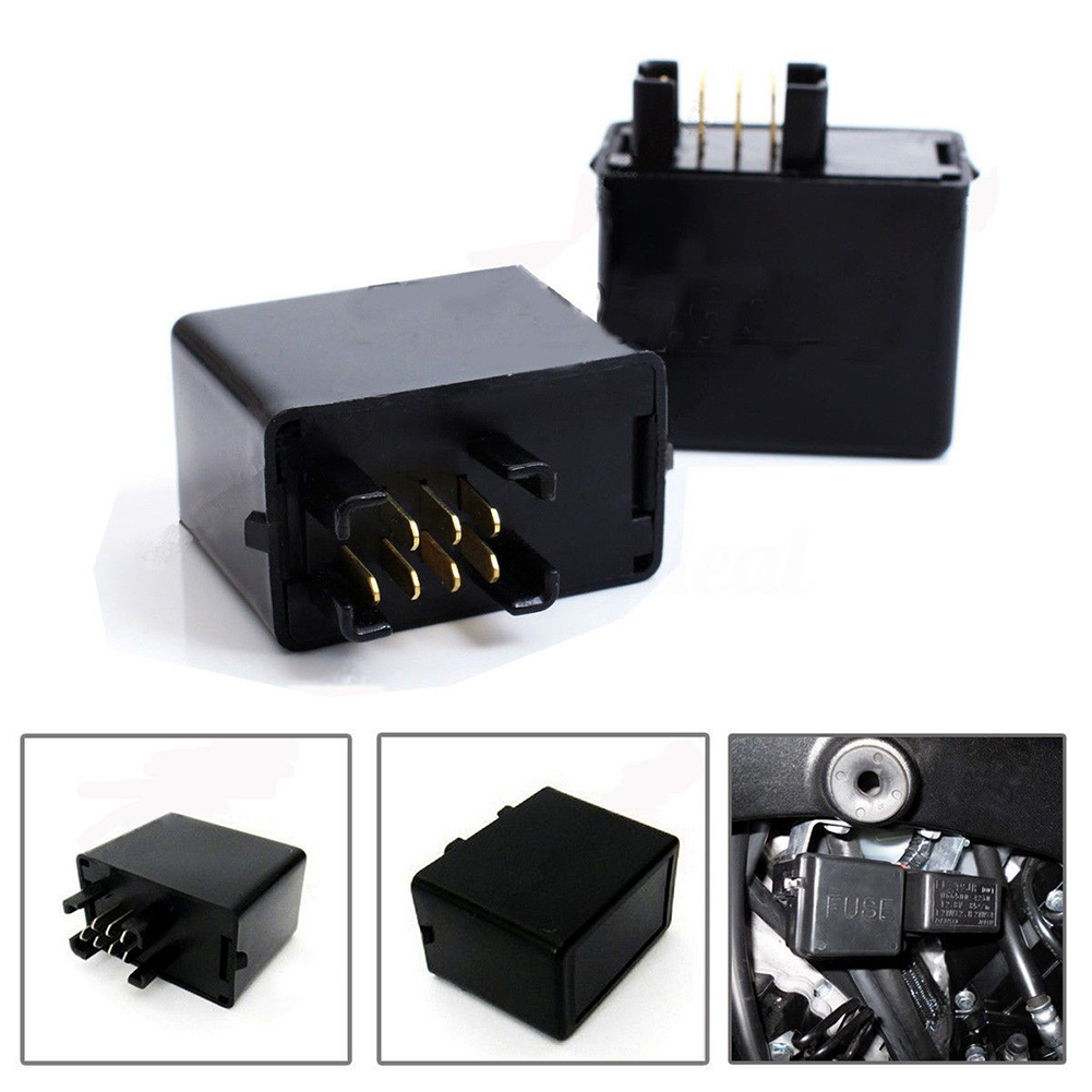 7 Pin LED Indicator Flasher Relay For GSXR 650 750 1000 Bandit. 