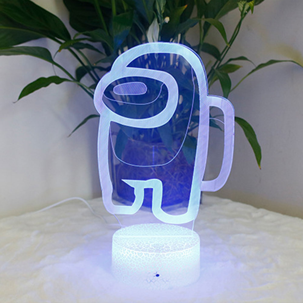 Among us game 3D remote control colorful touch night light app console light Crack base colorful touch remote control effect and easy to use. 
