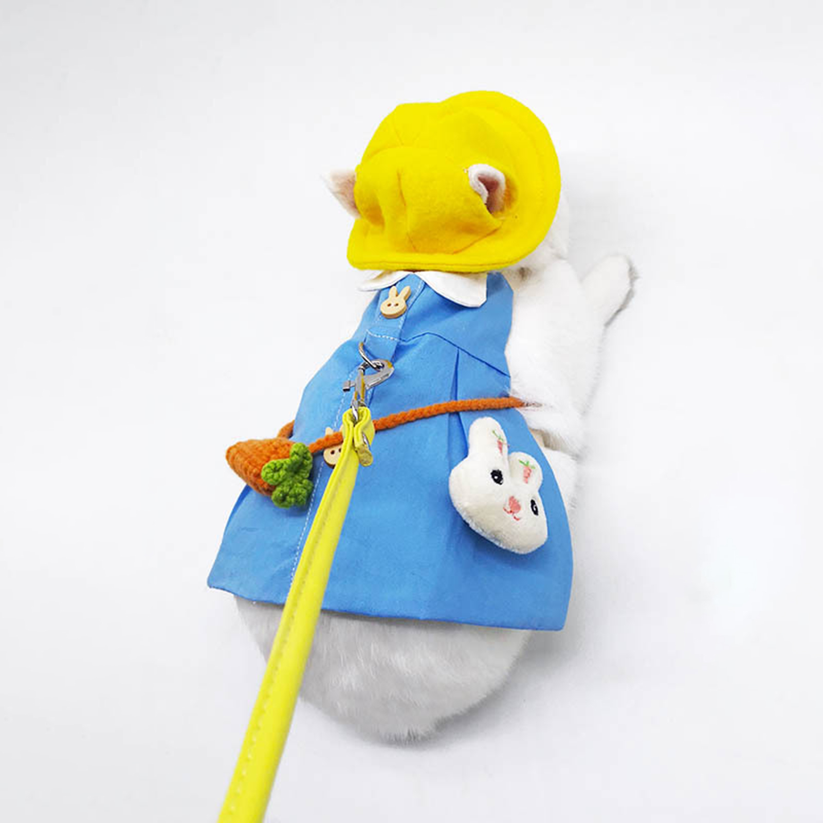 Rabbit Costume Charming Bunny Pet Vest cessories Outdoor Leash Rabbit Clothes. 