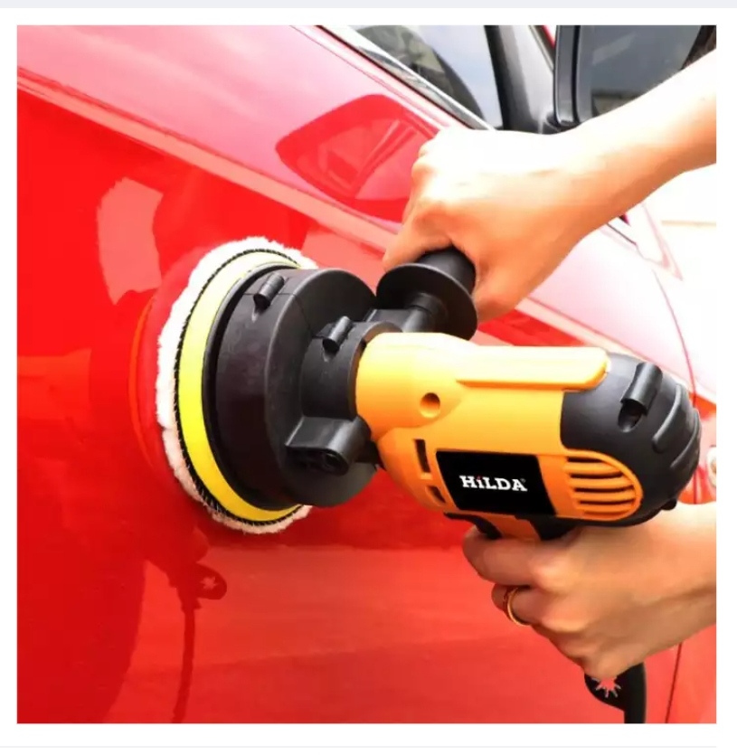 HILDA 220V Car Wood Polishing Machine Auto Tools DIY Polisher Machine Adjustable Speed Sanding Waxing Tools Powewr Tools -. 