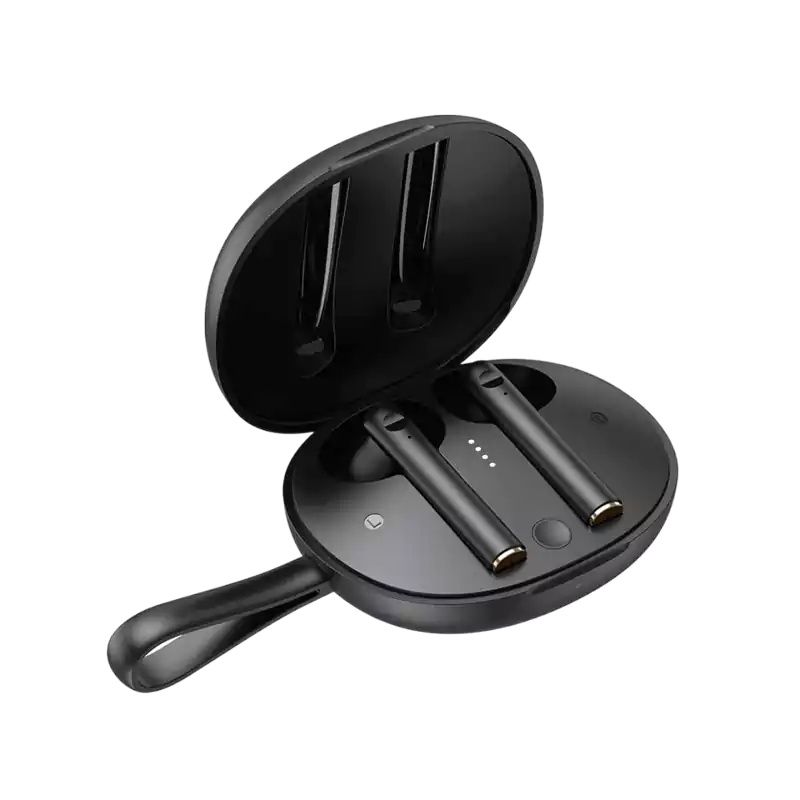 Baseus Encok W05 Lite TWS Wireless Earbuds Standby time: 300 hours, Battery capacity: 400mAh, Music time: 4 hours- Black. 