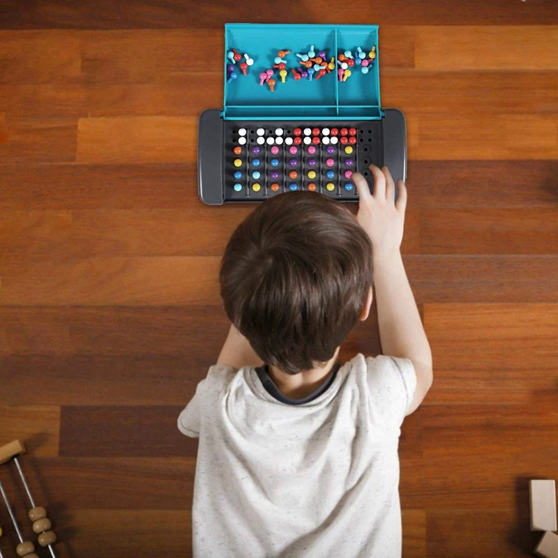 （NEW）Mastermind Code Breaking, Code-Breaking Game, Fun Indoor Game, Puzzle Board Game Toy, Mini Board Game Toy for Family. 