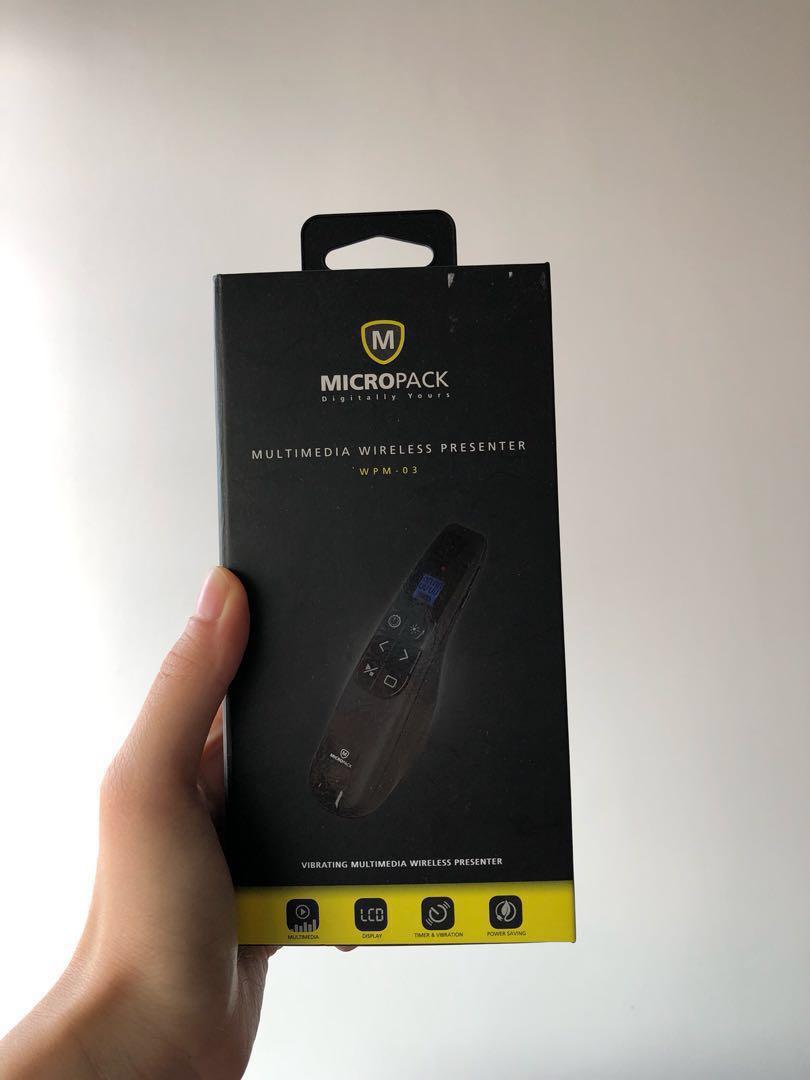 Multimedia Wireless Presenter (Micropack WPM-03 BK). 