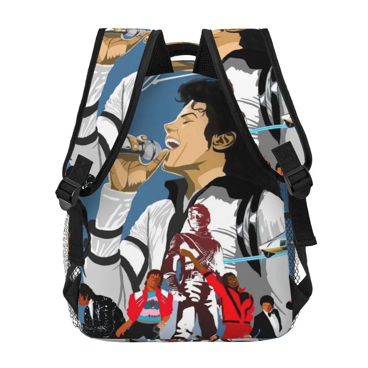 Michael Jackson Backpack for Girls Boys Travel RucksackBackpacks for Teenage school bag. 