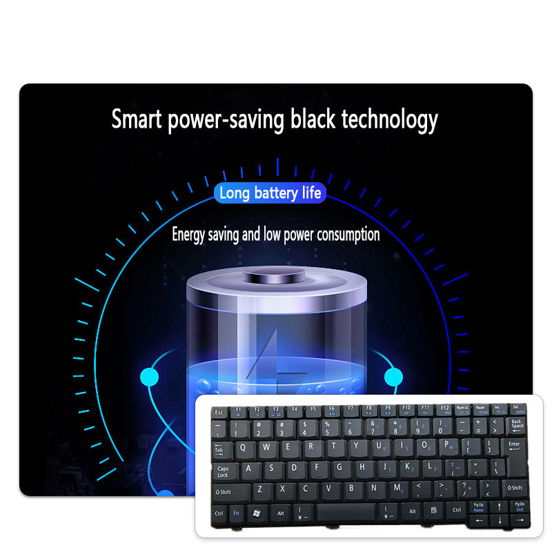 Laptop Keyboard For ACER Aspire One KAV60 KAVA0 D150 A150 A110 A150L D210 D250 ZA8 ZG8 ZG5 notebook US black. 