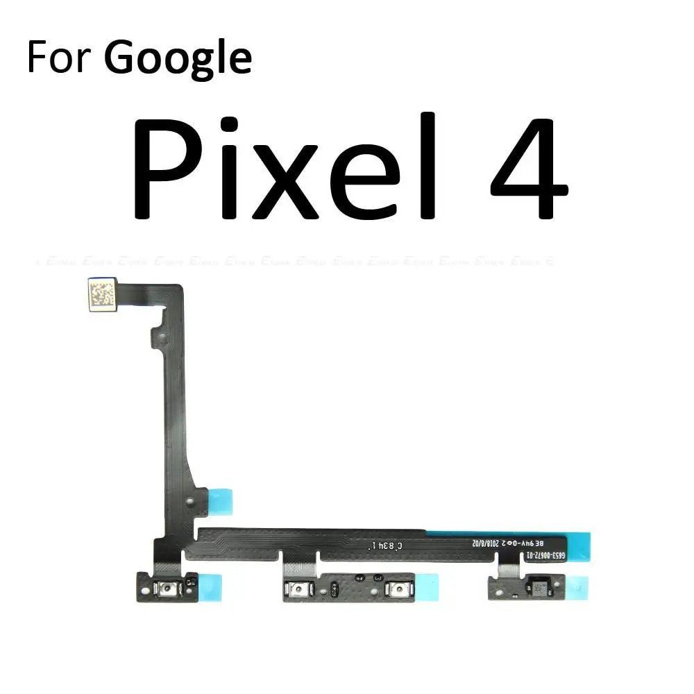 Power ON OFF Mute Switch Control Key Volume Button Flex Cable For Google Pixel 2 3 3a 4 XL 5a 4a 5G 4G Replacement Parts. 