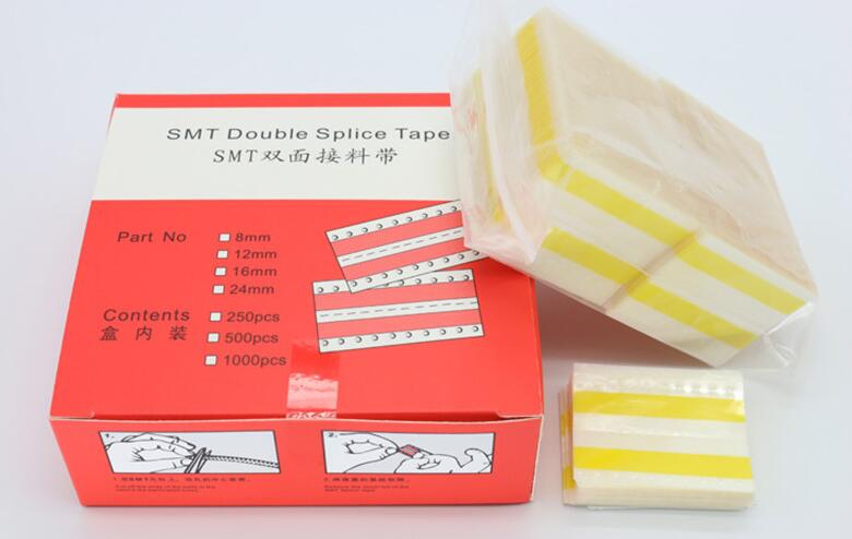【VisioN Shop】8mm 12mm 16mm 24mm SMT double splice tape Double Rectangular Splice Tape Film Joining Splicing Tape Using Rest Components. 