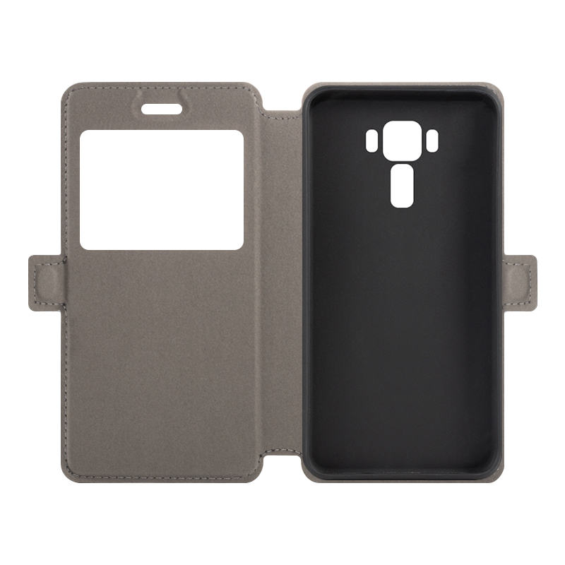 PU Phone Case For Asus Zenfone 3 ZE520KL Flip Case For Asus Zenfone 3 ZE520KL View Window Book Case Soft TPU Silicone Back Cover. 