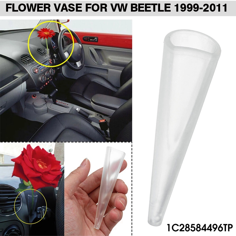 1C28584496TP Car Flower Vase Holder Ornaments Dashboard Decor for- Beetle 1999-2011 1C28584496TP. 