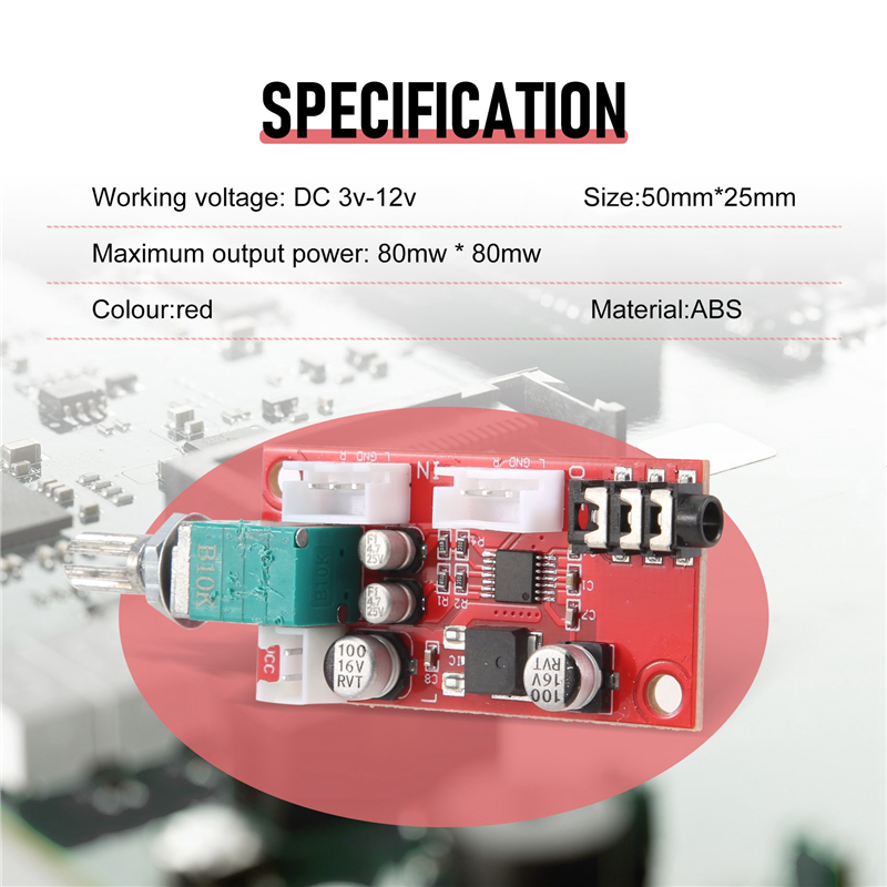 Headphone Amplifier Board MAX4410 Miniature Amp Can Be Used As a Preamplifier Instead of NE5532. 
