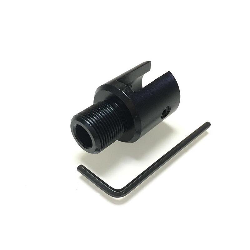 【happy one】Barrel End Threaded Adapter 5/8x24 for Ruger 10/22 thread adaptor CNC Alloy Steel Muzzle Adapter5/8-24 5/8"x24. 