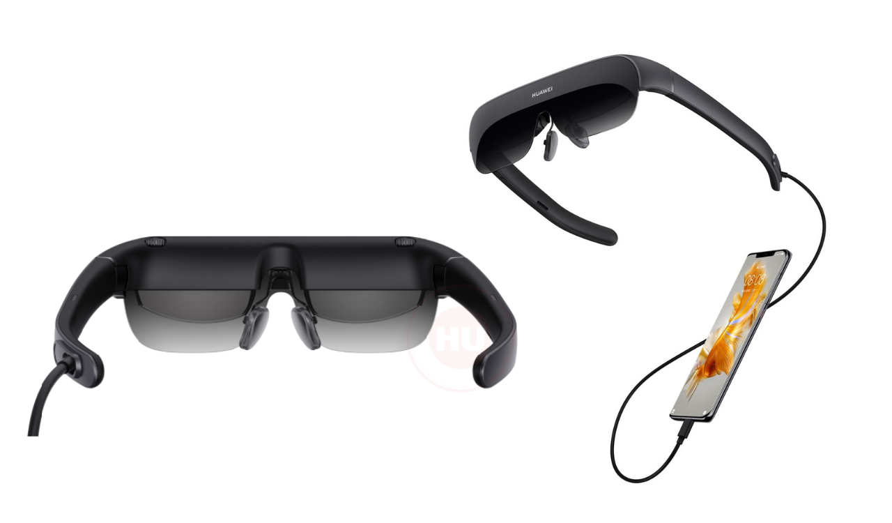 Huawei smart viewing Vision Glass wiith binocular 1080p resolution 3d Virtual reality glasses connect with pc computer. 