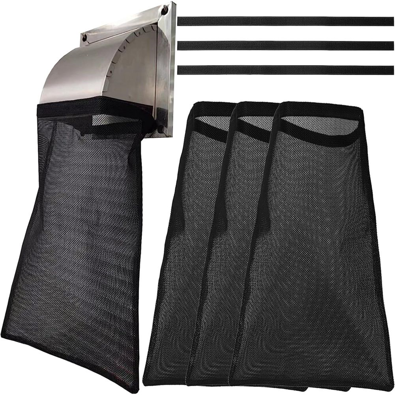2 Pack Dryer Vent Lint Bags Lint Traps Polyester Lint Dust Bag for Outdoor Dryer Vents Capturing Lint and Dust. 