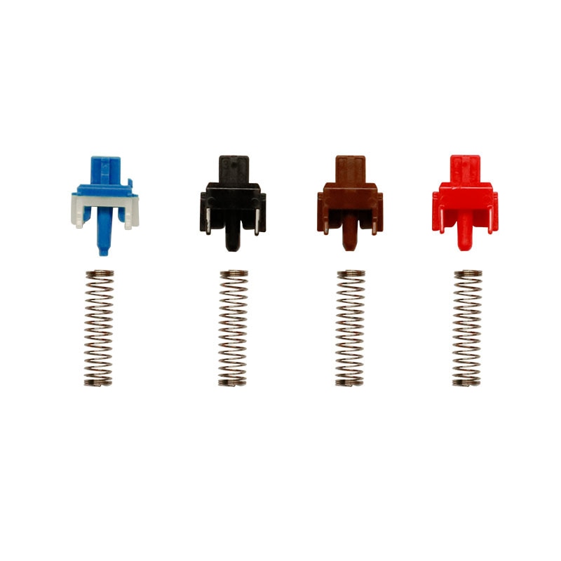 【happy one】MX Mechanical Switch Black Blue Red Brown Switch for Swap Mechanical Keyboard. 