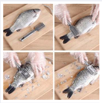 Fish Skin Remover / Fish Cutter/ Fish Skin Cleaner- Kitchen Accessories