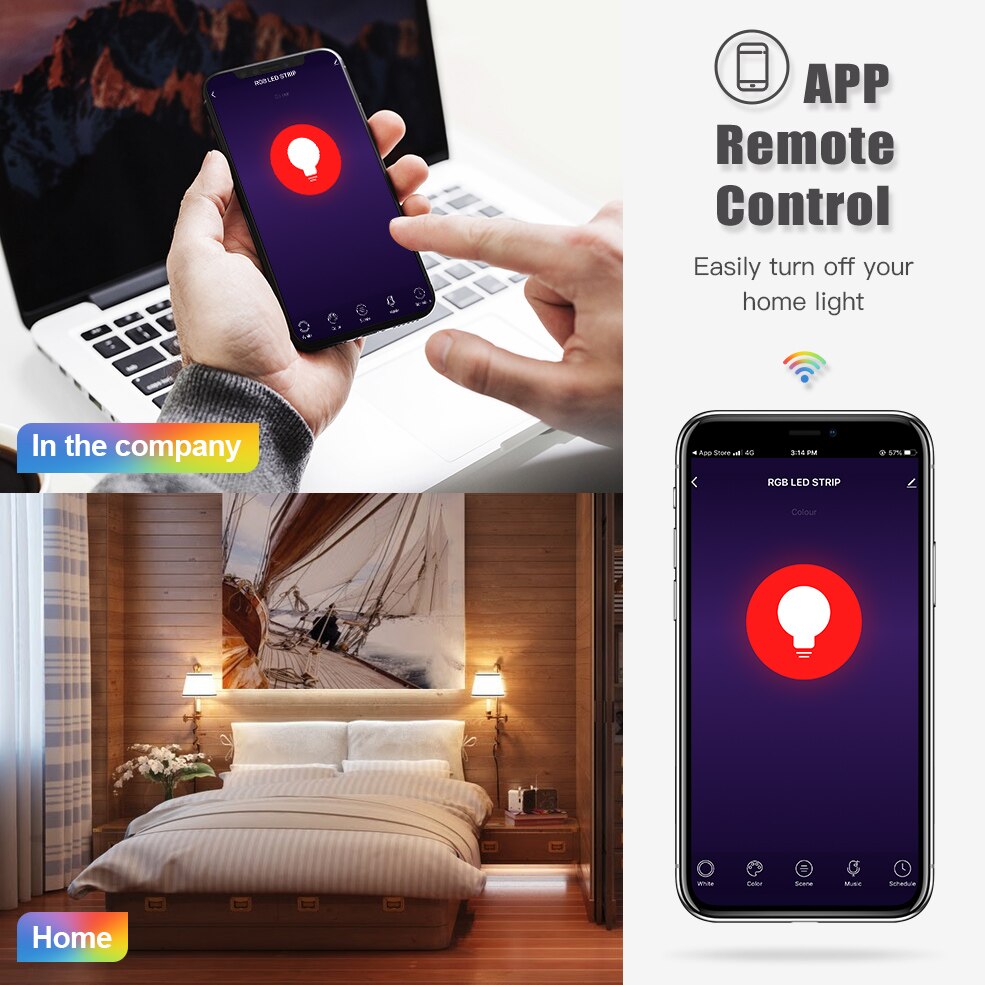 Zigbee 3.0 Tuya Smart Led Bulb Light Table Lamp E27 Wifi RGBCW Color Changing Dimmable 15W Works with Hue Alexa Echo Google Home. 