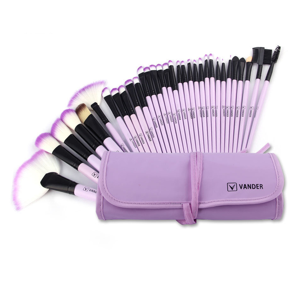 VANDER LIFE Makeup Brushes Set 32 Pcs Professional Foundation Powder Contour Eyeshadow Blending Make up Brush Multiple Colour. 
